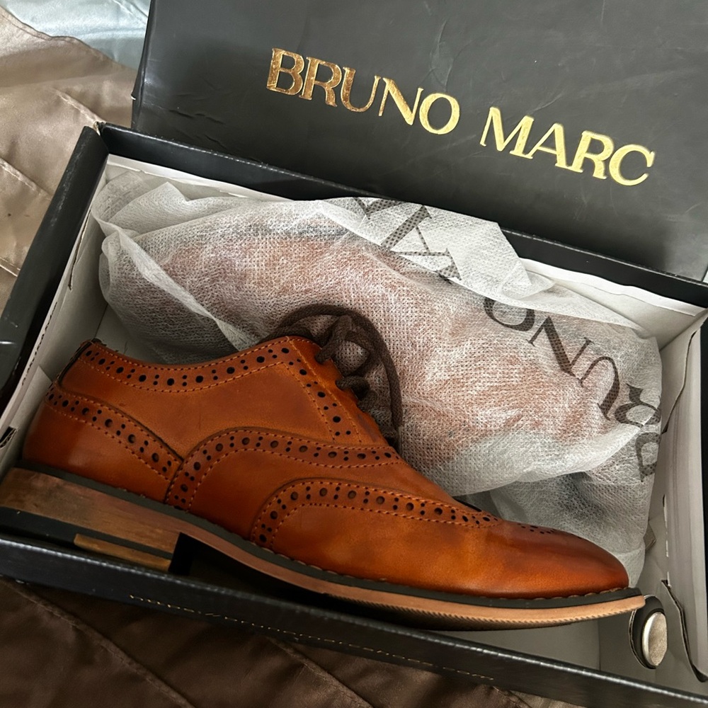 Prince Tan Oxford Dress Shoes